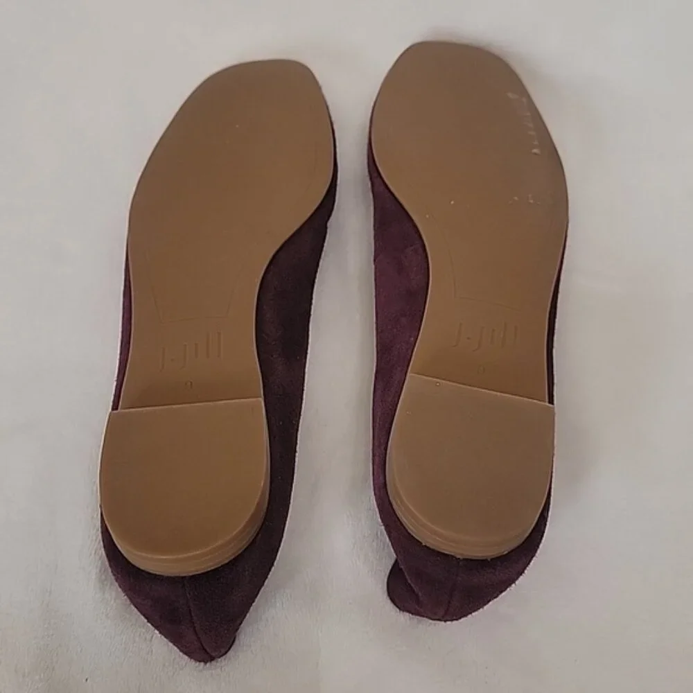 J. Jill Maroon Flats Size 9 - Picture 9 of 9